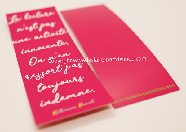 Marque Page "Citation Katherine Pancol"
