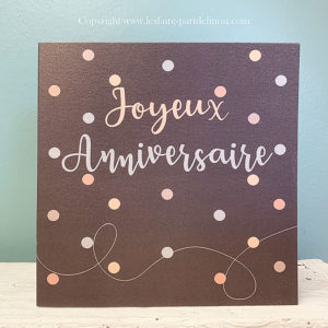 Carte anniversaire 50 ans, ça se fête !  - e-Lokireg